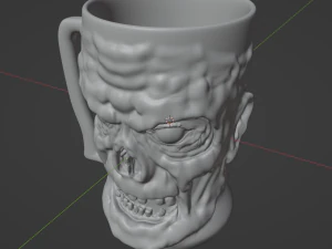 Zombie mug 3D Model