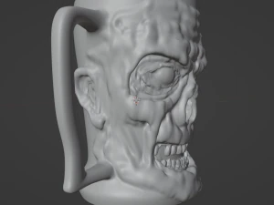 Zombie mug 3D Model