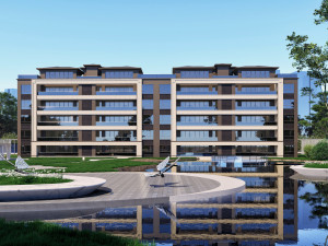Su model of modern style Multistory Residence Model 3D