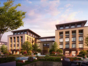 SU model of Art deco style for the office building of Chongqing Xiexin headquarters 3D Model