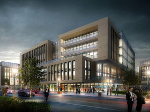SU Model of Modern Office Buildings in Overseas Chinese Town Pujiang Shanghai Modello 3D