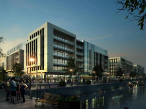 SU Model of Modern Office Buildings in Overseas Chinese Town Pujiang Shanghai 3D Model