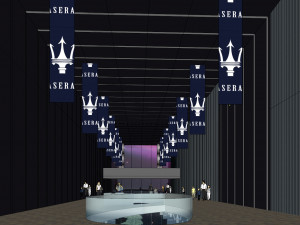 SU Model of Modern Super High rise Office and Commercial Building Complex 3D Model