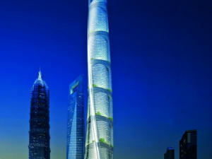 SU model of the modern super high-rise Shanghai Tower 3D Model