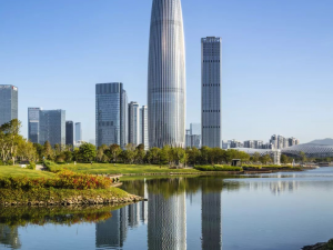 SU model of the modern super high-rise China Resources Headquarters office building 3D मॉडल