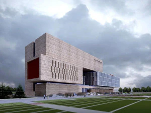 SU model of Weihai Archives Center in modern style 3D Model