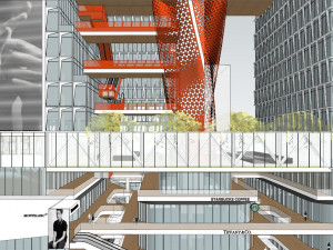 SU model of modern office building in Hongshan 3D Model