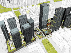 SU model of modern office building in Hongshan 3D Model