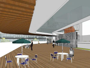 SU model of modern office building in Hongshan 3D Model