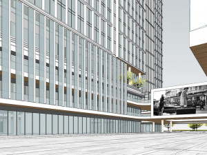 SU model of modern office building in Hongshan 3D Model