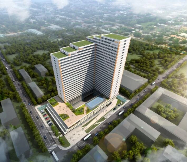 SU model of modern style Xinda community apartment building 3D Model .c4d .max .obj .3ds .fbx .stl .blend 