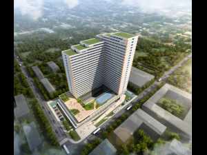 SU model of modern style Xinda community apartment building 3D Model