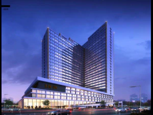 SU model of modern style Xinda community apartment building 3D Model