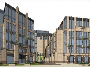 SU model of office SOHO building 3D Модель