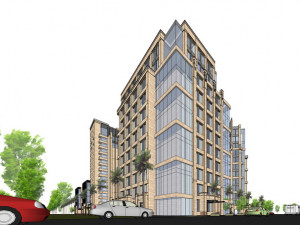 SU model of office SOHO building 3D Модель