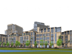 SU model of office SOHO building 3D Модель
