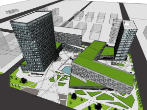 SU model of the office of the Transportation Research Institute 3D Model