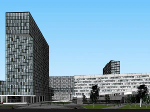 SU model of the office of the Transportation Research Institute 3D Model