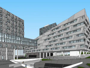 SU model of the office of the Transportation Research Institute 3D Model