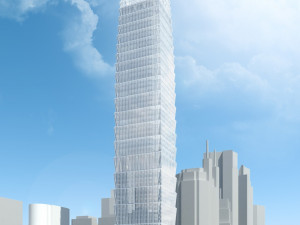 SU model of the Guomao Phase III office building building Model 3D