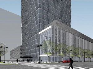 SU model of the Guomao Phase III office building building 3D Model