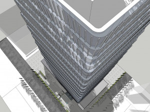 SU model of the Guomao Phase III office building building Model 3D