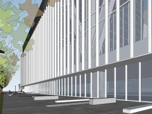 SU model of the Guomao Phase III office building building 3D Model