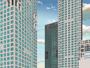 SU model of Yintai Center office and apartment building Modelo 3D
