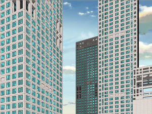SU model of Yintai Center office and apartment building 3D Model