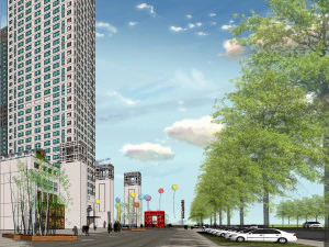 SU model of Yintai Center office and apartment building 3D Model