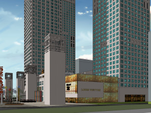 SU model of Yintai Center office and apartment building Modelo 3D