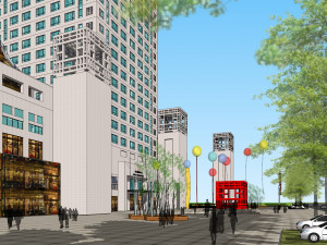 SU model of Yintai Center office and apartment building Modelo 3D