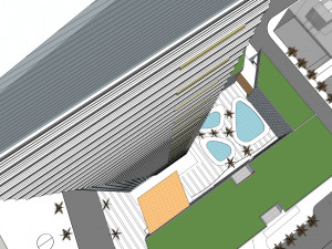SU model of super high-rise office and commercial buildings 3D 모델