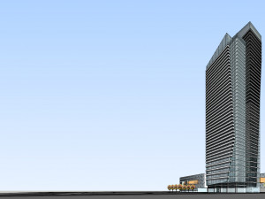 SU model of super high-rise office and commercial buildings 3D 모델