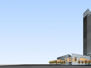 SU model of super high-rise office and commercial buildings 3D 모델
