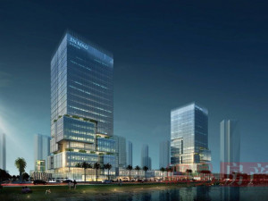 SU model of office and commercial building in Nansha 3D Model