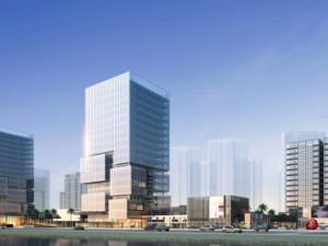 SU model of office and commercial building in Nansha 3D Model