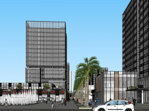 SU model of office and commercial building in Nansha 3D Model