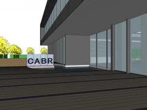 SU model of the office building of Construction Research 3D Model