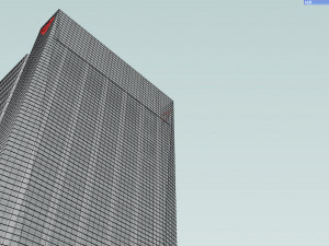 SU model of commercial and office apartment building 3D Model