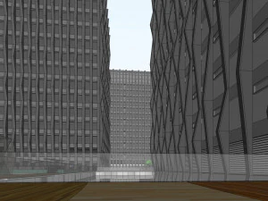 SU model of commercial office building in Qinhuai 3D Model