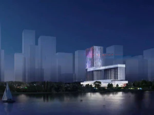 SU-model van het commerciële kantoorgebouw van het hoofdkantoor 3D Model