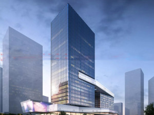 SU model of Headquarters commercial office building 3D Model