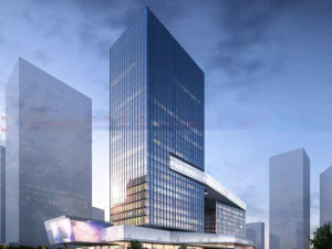 SU model of Headquarters commercial office building 3D Model