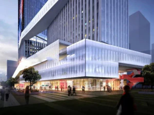 SU model of Headquarters commercial office building 3D Model