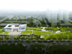 SU model of the Civic Center commercial office building 3D Model