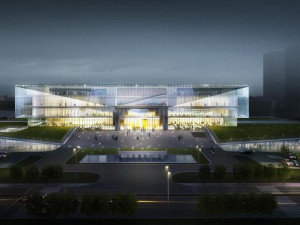 SU model of the Civic Center commercial office building 3D Model