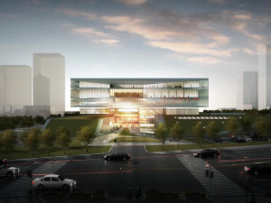 SU model of the Civic Center commercial office building 3D Model