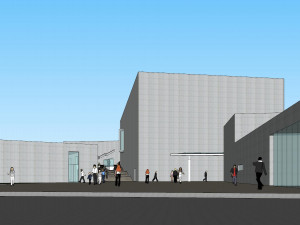 SU model of cultural and sports center office building 3Dモデル