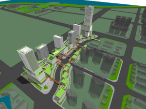 SU model of Jinmen commercial office building 3D 模型